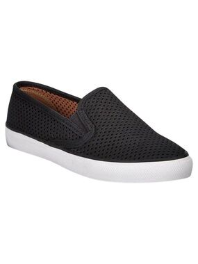 SPERRY Top-Sider Seaside Emboss Black Suede Shoes‎